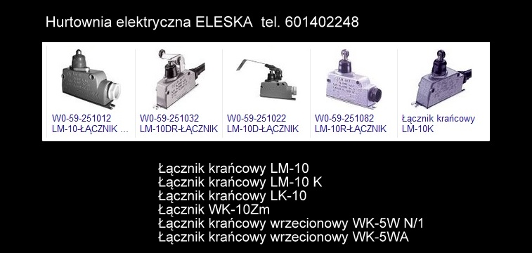 lacznik krancowy